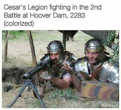 Césars legion in the battle at Hoover Dam